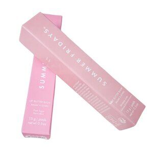 Birthday Cake+Pink Sugar (2pack)Summer Fridays Lip Butter Balm Conditioning Lip